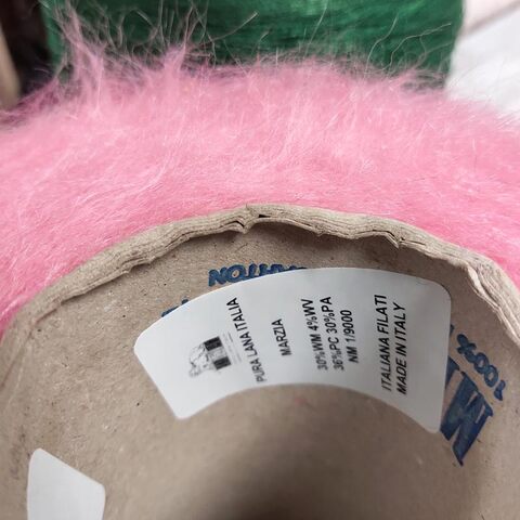 Кидмохер на полиамиде PURA LANA ITALIA / MARZIA 900 розовый