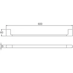 Держатель для полотенец BELZ B90701, графит