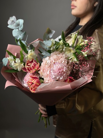 Сборный букет «Маршмеллоу»