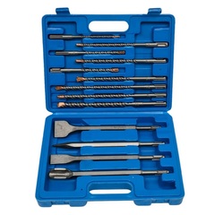 ЗУБР БУРАН, 13 шт, 250 мм, SDS-plus, набор зубил, Профессионал (29360-H13)