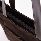 Сумка Саломея 1044 эко-замша кофе