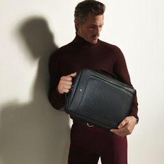 Прямоугольный рюкзак Montblanc Companion Sartorial, твидовый синий