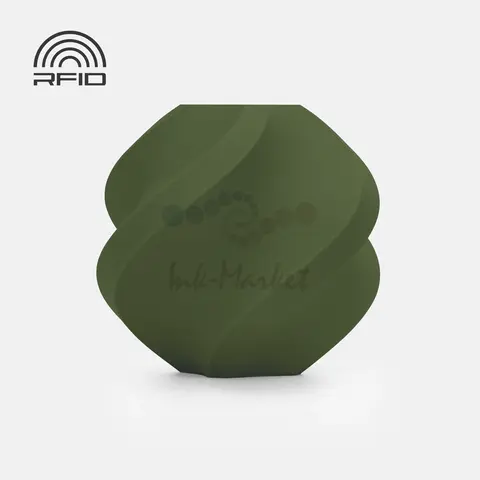 Пластик для 3D-печати Bambu Lab PLA Matte, 1.75 мм, 1 кг, тёмно-зелёный (Dark Green), на катушке, A01-G7-1.75-1000-SPL