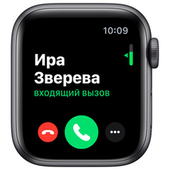 Смарт-часы Apple Watch Series 5 40mm Space Gray Case with Black Sport Band(MWV62RU/A)
