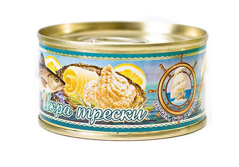 Икра трески, 125г