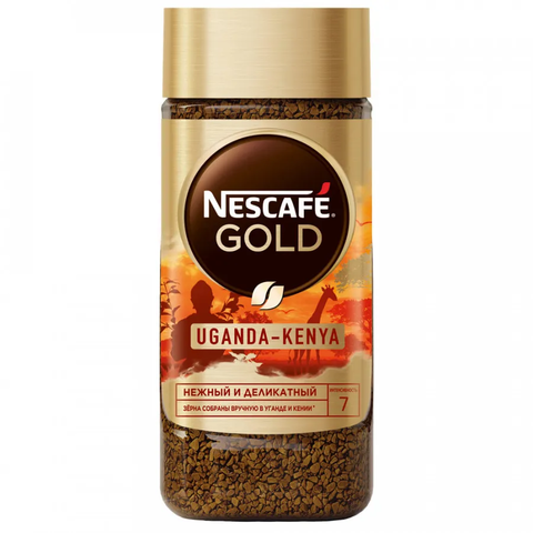 купить Кофе растворимый Nescafe Gold Origins Uganda-Kenya, 85 г стеклянная банка (Нескафе)