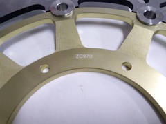 Диск тормозной передний на Honda CB F HORNET / ABS 600 07-13 CBR F / ABS 600 11-13 г.в. золотой