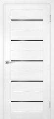 Дверь PSC-48 / Цвет Белый / черный лакобель / Двери PROFILO PORTE