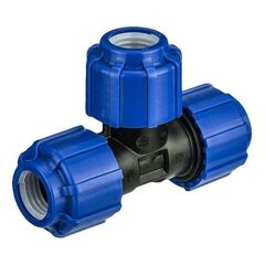 Тройник компрессионный PN 16 для ПЭ Ду 32