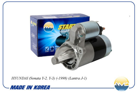 СТАРТЕР SONATA Y-2, Y-3, LANTRA J-1 (90-95), ACCENT, ELANTRA XD 1,6 AMD