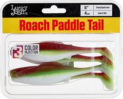 Виброхвост Lucky John Roach Paddle Tail 5in (12,7 см), цвет G03, 4 шт.