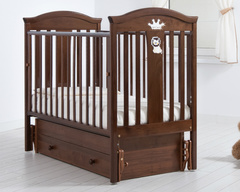 Кровать детская К-2002-29м "Даниэль" маятник универсальный (белый)