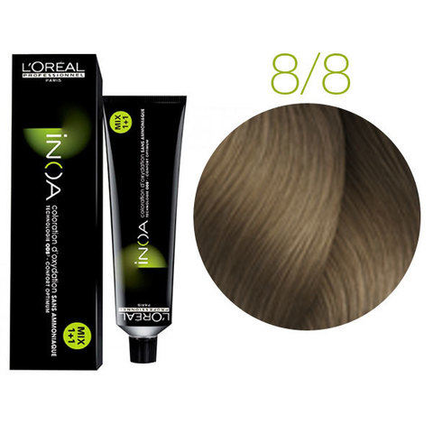 L'Oreal Professionnel INOA 8.8 (Светлый блондин мокка) - Краска для волос