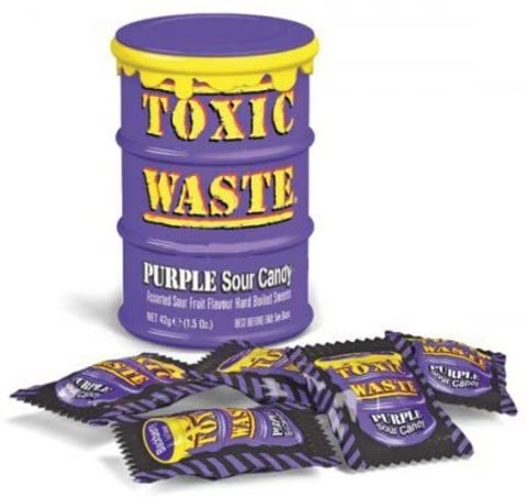 Кислые леденцы Toxic Waste Purple