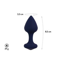 Анальная пробка Exo, цвет тихоокеанский синий  (CORE) (M)