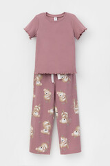 Пижама  для девочки  К 1633/морозная вишня,коалы