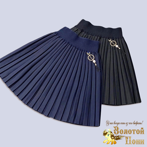 Юбка плиссе/школьная (7-10) 250526-Ш5110