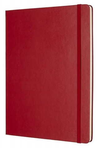 Блокнот Moleskine Classic XLarge, цвет красный, пунктир