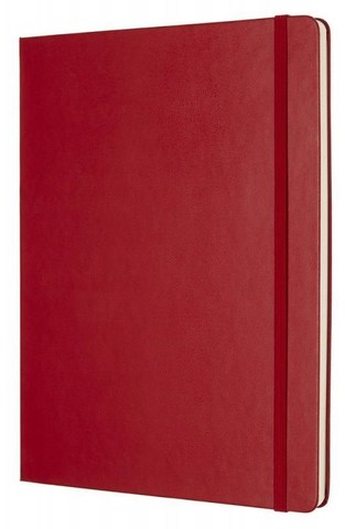 Блокнот Moleskine Classic XLarge, цвет красный, пунктир