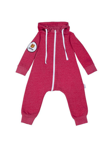 Комбинезон из футера "Розовый Меланж"