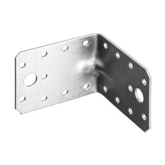 ЗУБР УКУ-2.0, 65 x 90 x 90 x 2 мм, цинк, усиленный крепежный уголок (310116-65-090) (20 штук)