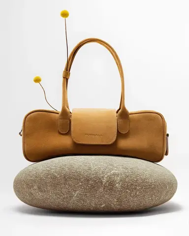 Багет из замши Loaf bag «Sandy»