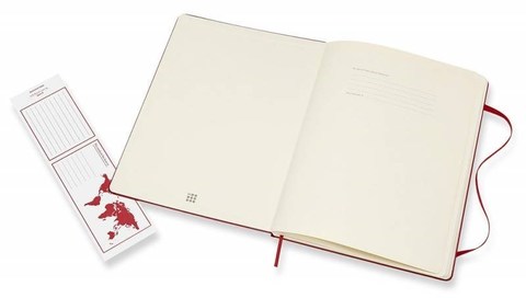 Блокнот Moleskine Classic XLarge, цвет красный, пунктир