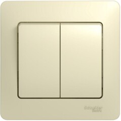 ВЫКЛ.2-кл , сх.5, 10АХ, в сборе, БЕЖ  GSL000252