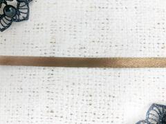 Лента атласная, ш. 0,5 см, светло-коричневый