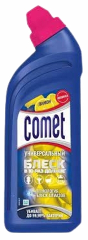 Гель чист д/унитаза COMET Лимон 450 мл РОССИЯ