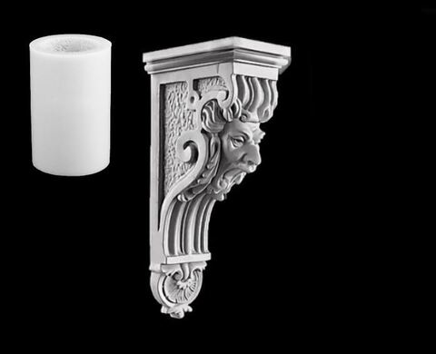 Силиконовый молд № 0291 Кронштейн большой 3 d