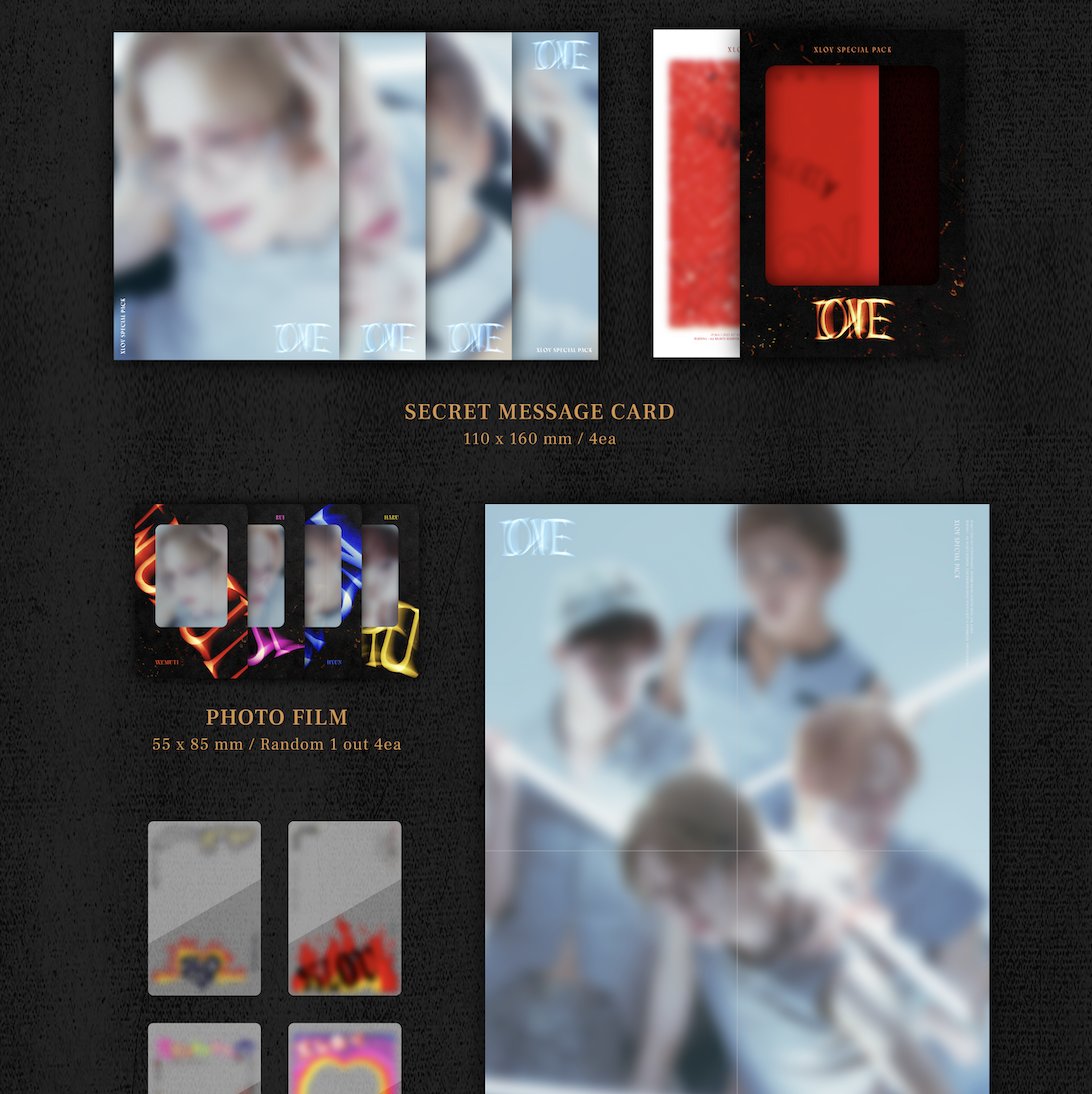 り*ん様 XLOV　SPECIAL PACK XLOV I ONE 2nd Mini Album Limited Edition Special Pack Ver