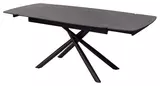 фото 6 Стол RIVOLI 140 MATT BLACK MARBLE SOLID CERAMIC / BLACK, DISAUR на profcook.ru