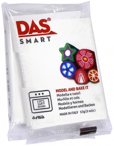 Глина/ Das smart 57g whıte - b0x 6 pcs