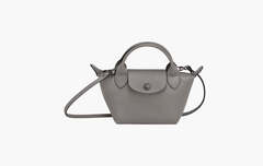 Longchamp Le Pliage Xtra S Leather Cuir Crossbody Bag "Turtledove"