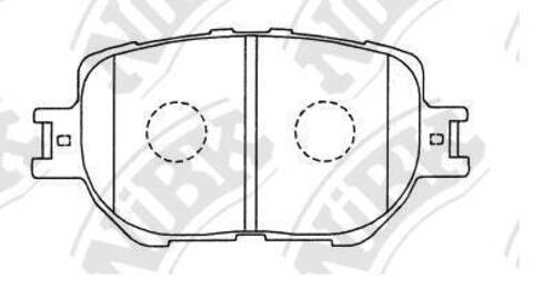 Колодки NiBK PN1550