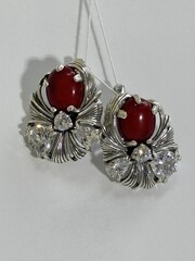 Модерн (серьги из серебра)