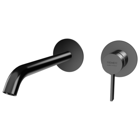 Remer MC15PWBCFP Смеситель для раковины Remer Metrica MC15PWBCFP, черный брашированный хром