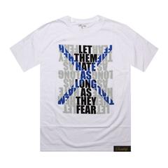 Футболка Sneaktip Let Them Hate белая