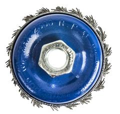 Кордщетка для МШУ чашеобразная витая усиленная ПРАКТИКА  75 мм М14 (1шт.) блистер (773-309)