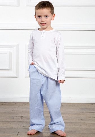 Пижама для мальчика с трикотажной кофтой