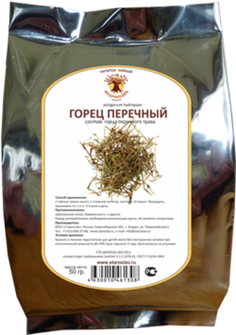 Горец перечный (трава, 50гр.) (Старослав)