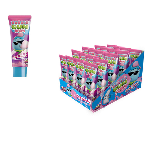 Жевательная резинка «Дуй пузырь! Bubble gum крем» 1кор*12бл*20шт, 22гр