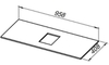 Allen Brau Priority 1.31011.DG-S Столешница, цвет: серый
