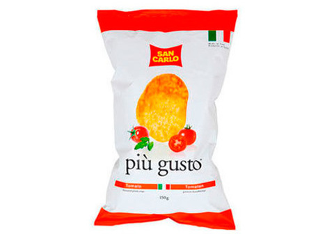 Чипсы картофельные "San Carlo" со вкусом томатов, 150г
