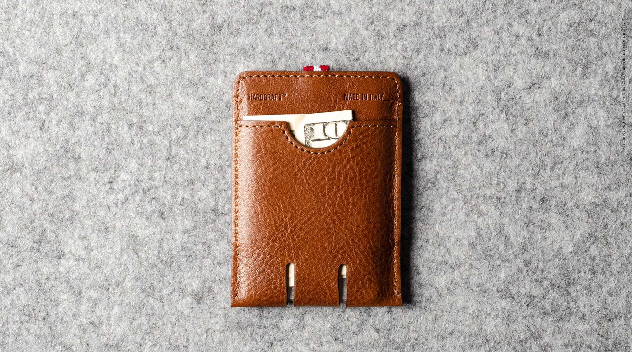 Hard Graft Push Card Case Classic — картхолдер из кожи