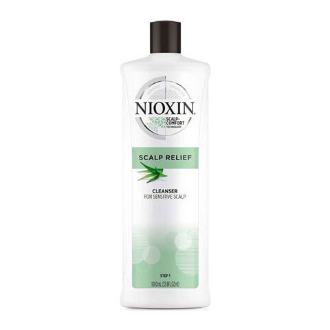 Nioxin Scalp Relief Cleanser - Очищающий шампунь для сухой и чувствительной кожи головы (шаг 1)