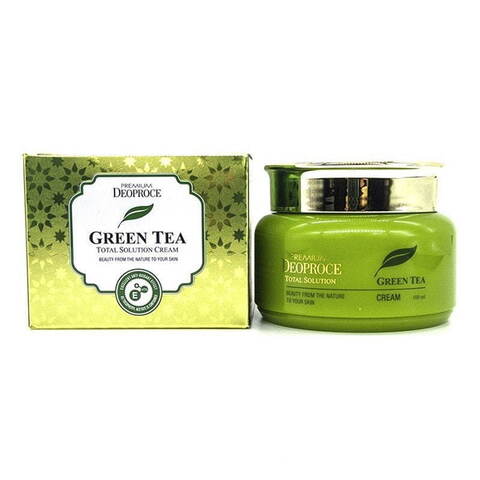 Deoproce Green Tea Крем на основе зеленого чая Premium Deoproce Greentea Total Solution Cream 100 мл