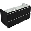 Aquanet 337951 Тумба Вега 2.0 100 2 ящ. цв.черный (337951)