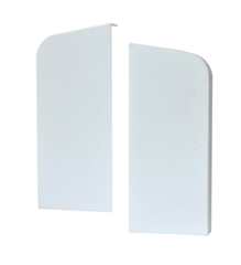 Заглушка для плинтуса ПВХ Smartprofile Aqua37 37 мм белый